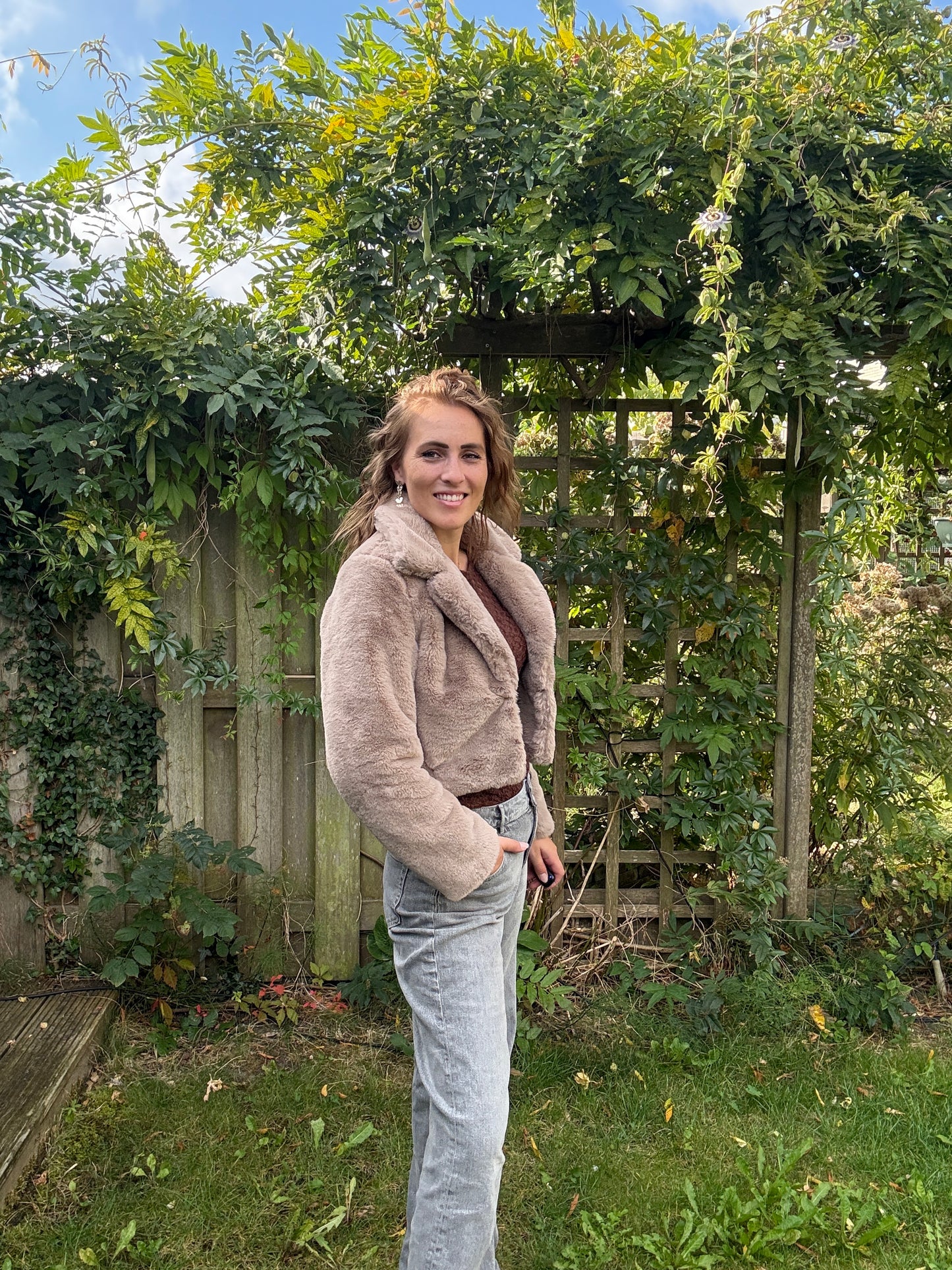 faux fur jasje.