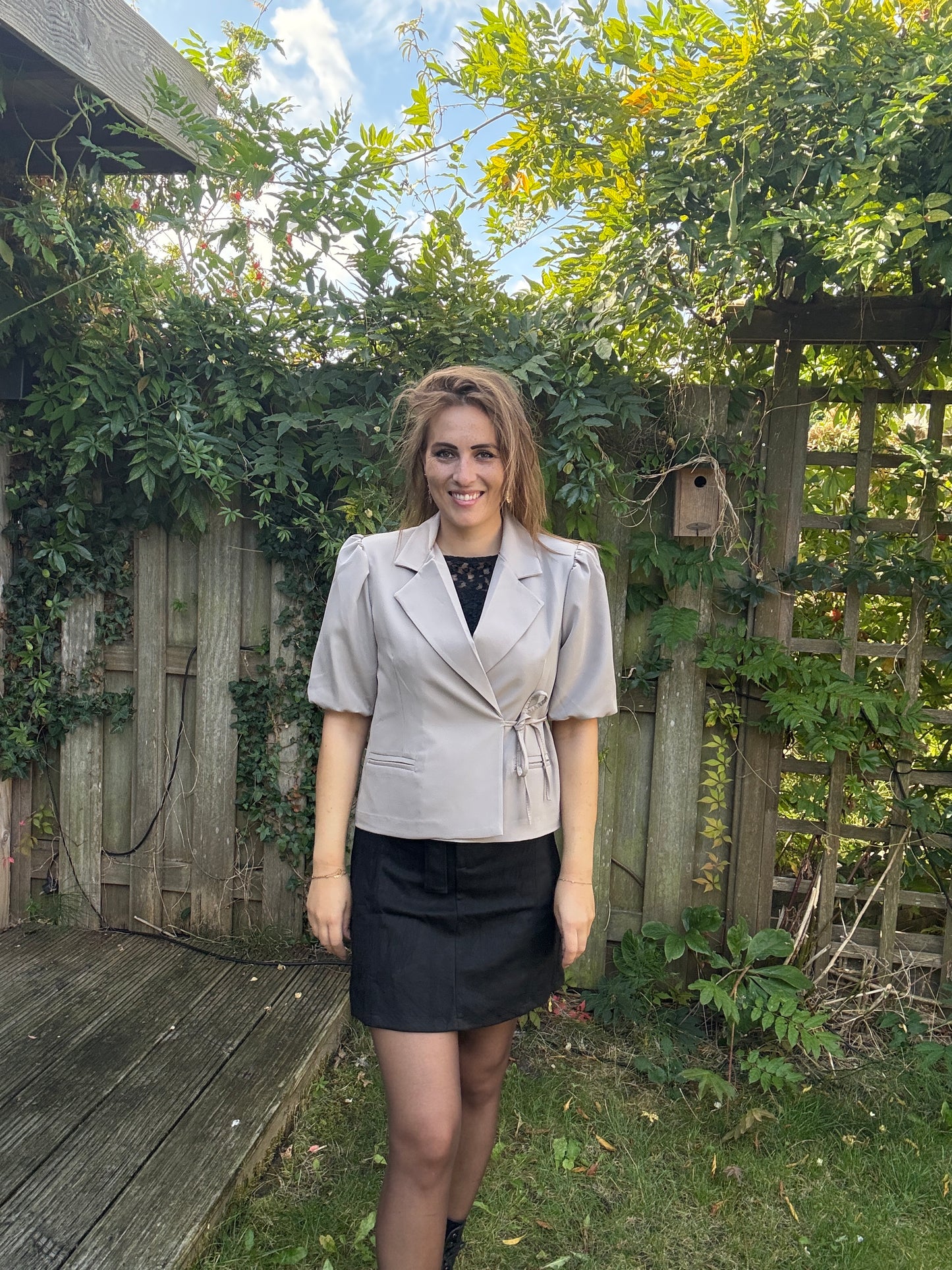 Pof blazer beige.